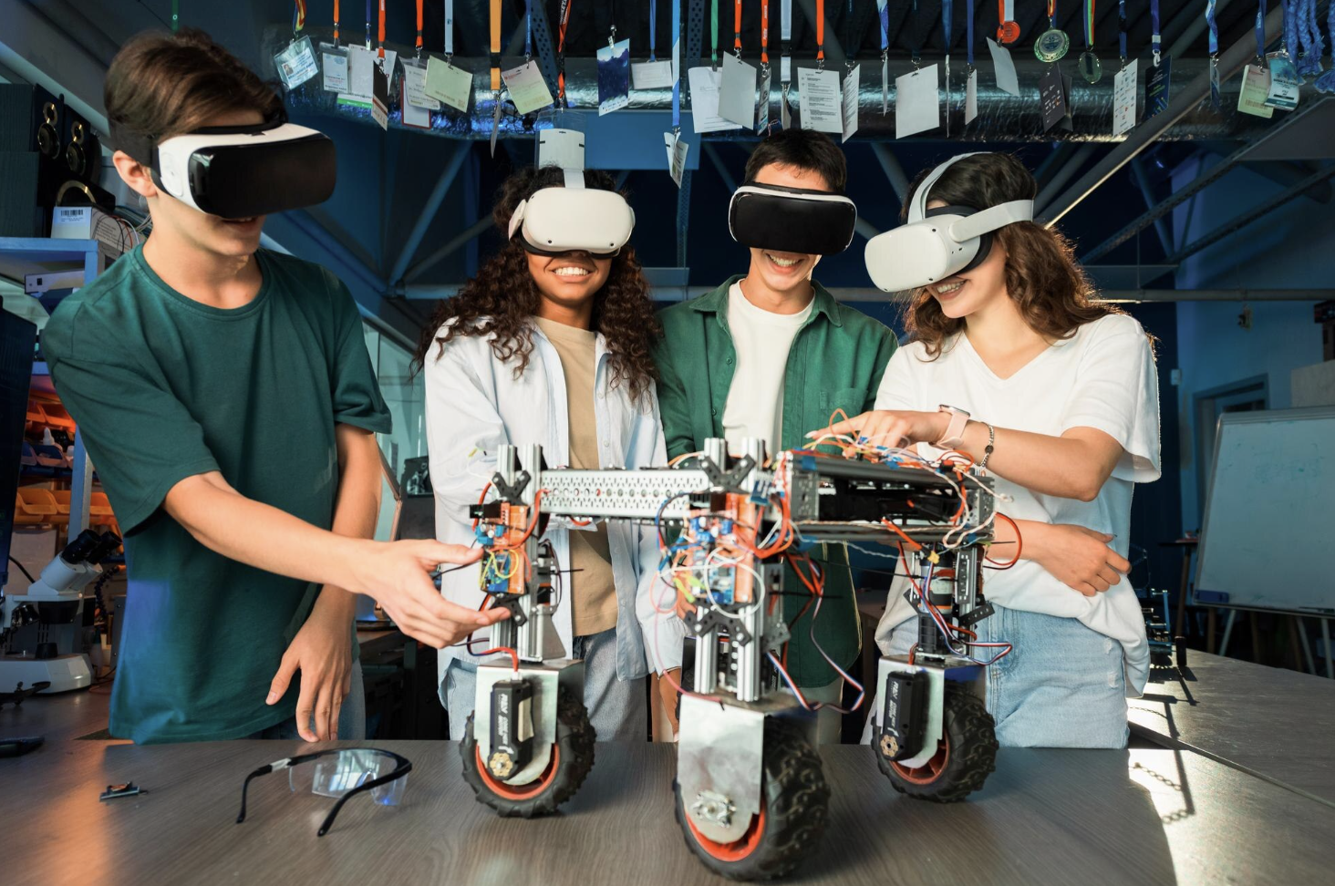 Robotics students